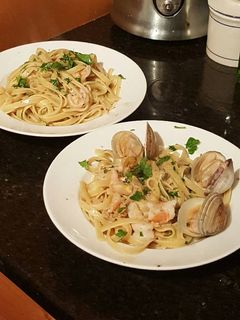 A picture of Linguine al Vongole .