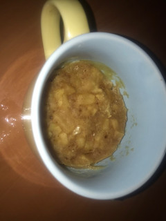 Una foto de Mug cake de manzana