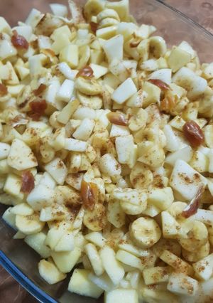A picture of Simple Iftar Fruit Chat.