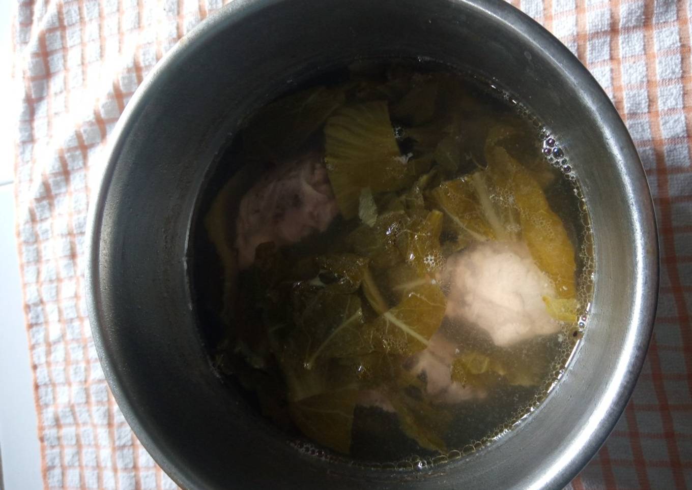 Bakut sayur asin (non halal)