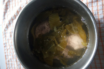 Anti Ribet, Buat Bakut sayur asin (non halal) Simpel