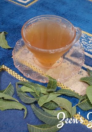 A picture of Fresh Neem Leaves Decoction.