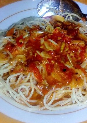Foto resep Spaghettie saos bolognes rumahan gak pakek ribet