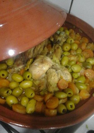 صورة لوصفة طاجين الزيتون على طريقتي