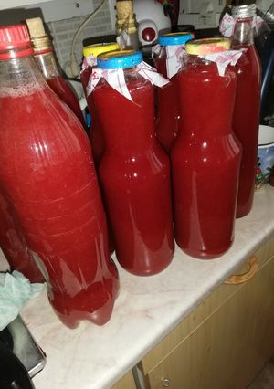 Cékla-alma rostos ital recept fotója