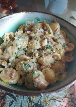 Krémes gombás orecchiette recept fotója