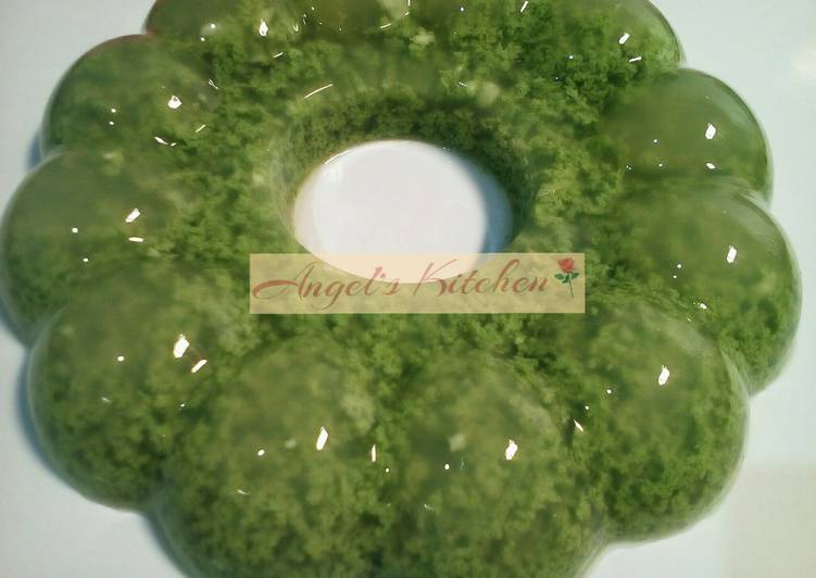 Bumbu Puding Hijau Lumut | Langkah Membuat Puding Hijau Lumut Yang Paling Enak