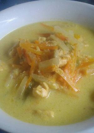 Foto resep Tempe sayur kuah santan