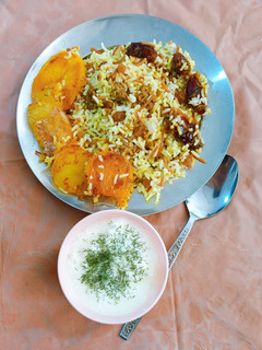 عکسی از دستور رشته پلو