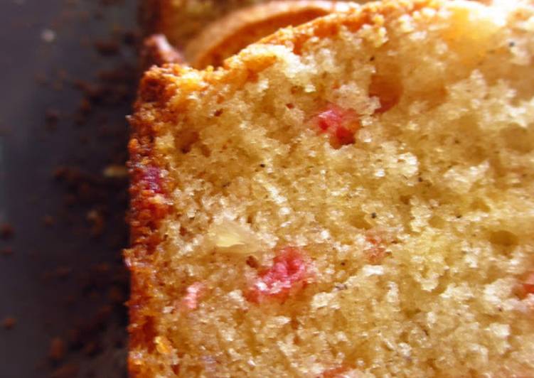 Best and Easiest Eggless Glace Cherry Almond Cake