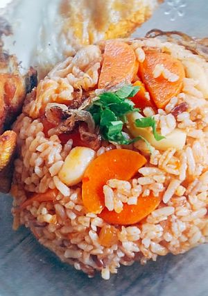Foto resep Nasi goreng merah