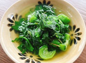 Hình của món Canh Rau Đay Mùng Tơi và Mướp.