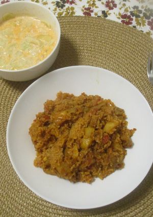 Szerb rizseshús 🥔 maradék sertéspörköltből 🍖 recept fotója