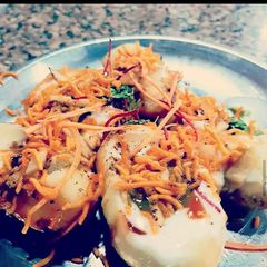 Sev puri A picture of Sev puri.