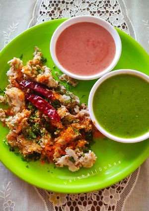 A picture of Kothu Neer Dosa/ Kuttu Dosa.