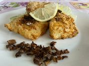 Una foto di baccalà fritto