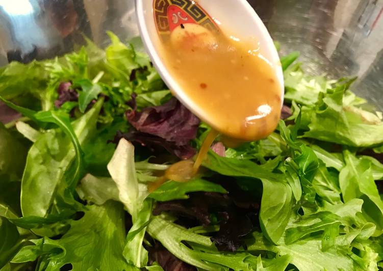 Recipe of Any-night-of-the-week Honey Mustard Red Wine Vinaigrette