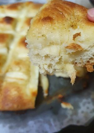 صورة لوصفة خبز الثوم والجبن 🧄🧀