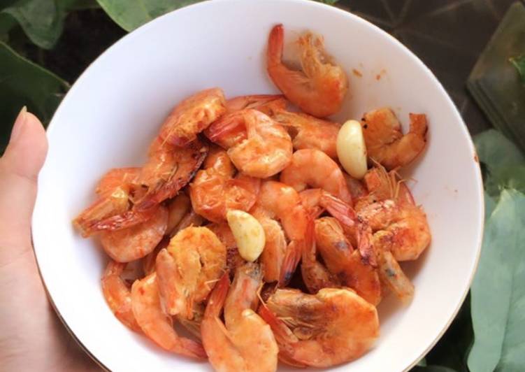 Resep Udang bakar (pakai teplon/pemanggang/grill), Lezat Sekali