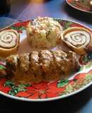 Bisteck de res relleno de queso en salsa de Estragón