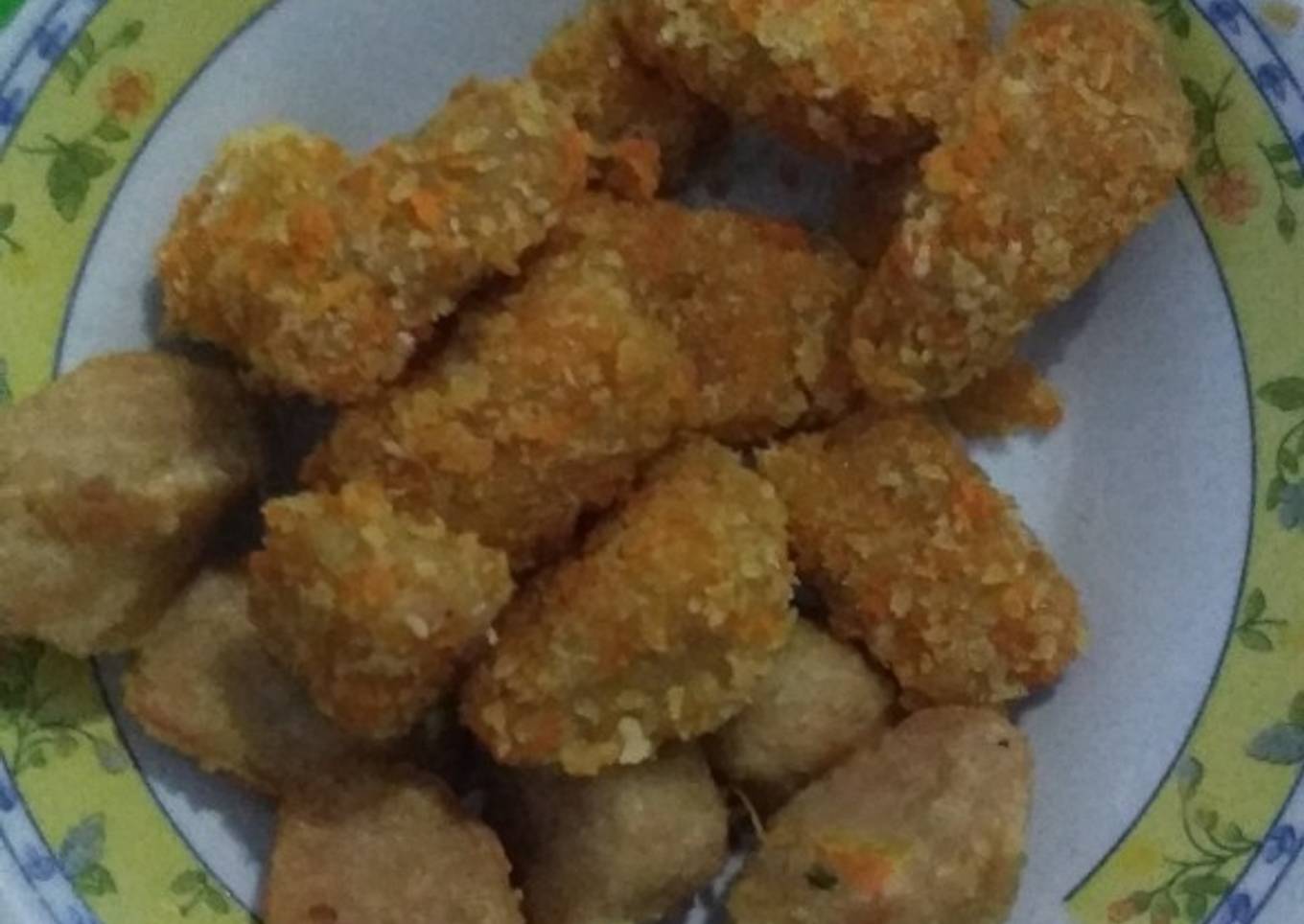 Nugget ayam wortel keju