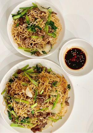 Hình của món Mì xào bò.