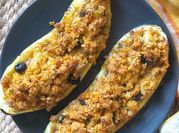 Uma foto de courgette recheada