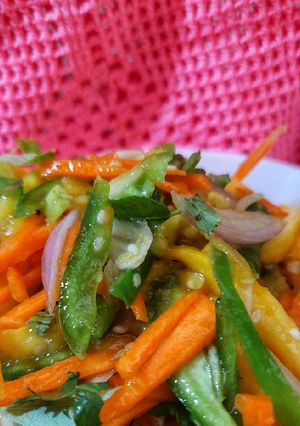 A picture of Mango salad..