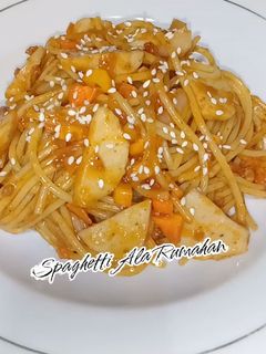 Foto resep Spaghetti Ala Rumahan 🤤