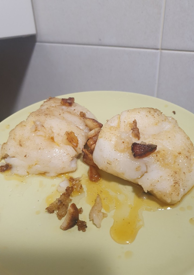 Una foto de Merluza con ajo y pimentón