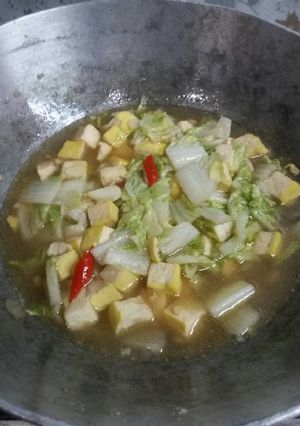Foto resep Tumis Sawi Putih Tahu