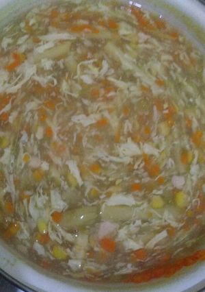 Foto resep Soup asparagus