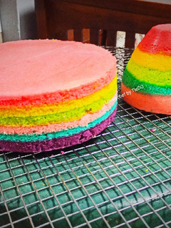 Foto resep Rainbow Cake