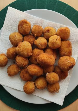 Una foto de Croquetas de jamón serrano