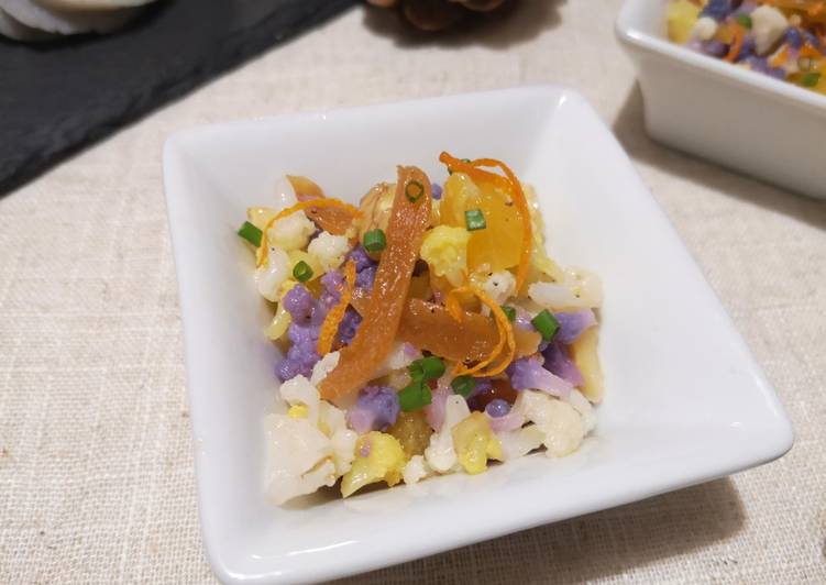 Cous cous colorato di cavolfiori