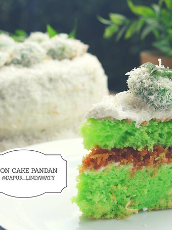 Resep Klepon Cake Pandan Anti Gagal