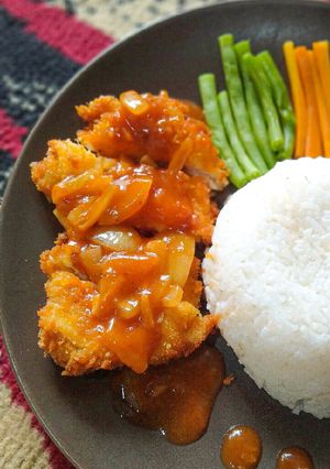 Foto resep Chicken Katsu saus BBQ