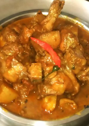 এচোঁড় চিকেন (Achore Chicken Recipe In Bengali) রেসিপির প্রধান ছবি