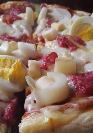 Una foto de Pizza