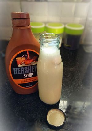 A picture of Caramel Flavoured Milk.