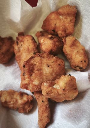 Una foto de Nuggets de pollo en Air fryer