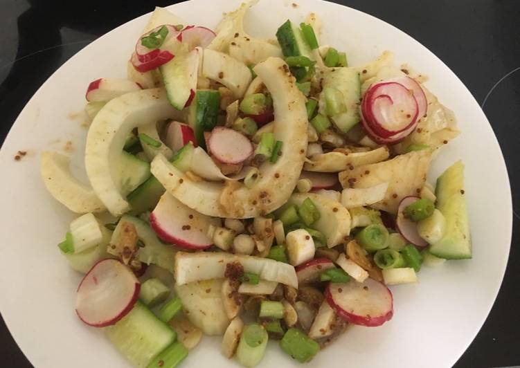 Easiest Way to Make Speedy Fennel and Garlic Salad