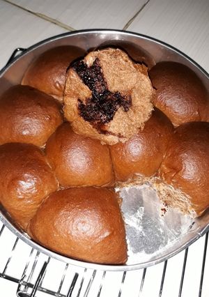 Foto resep Roti Kasur Coklat isi Coklat Dan Vanila