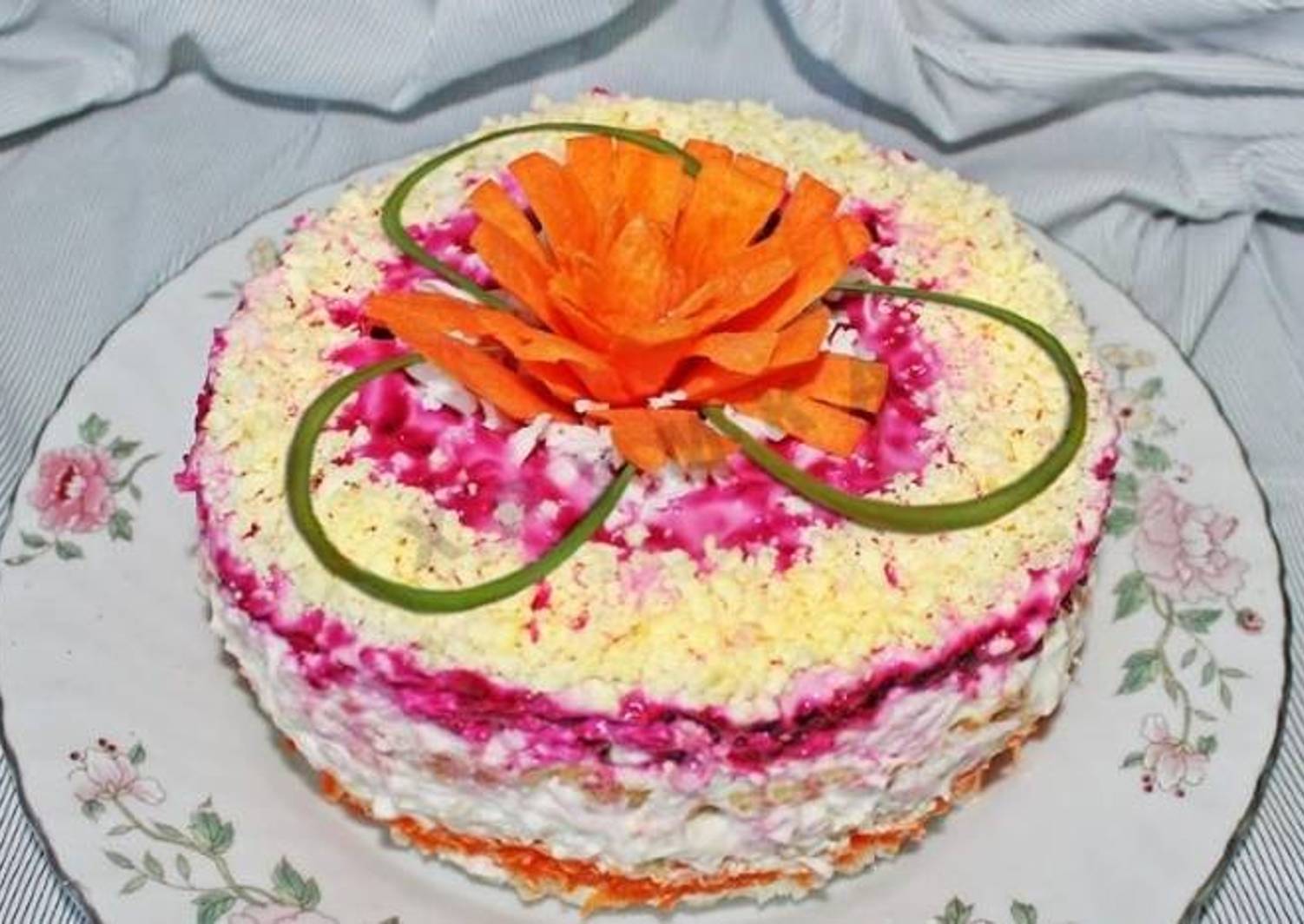 Овощной торт
