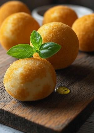 Une photo de Arancini à la Viande