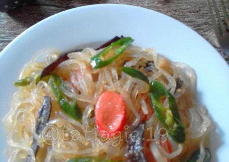 Cara Gampang Membuat Mie shirataki cabe ijo (part 3) Anti Gagal