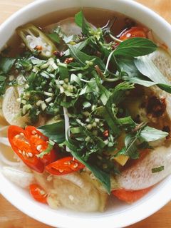 Hình của món Canh chua cá basa.