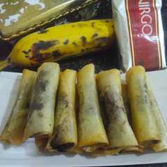 รูปของ Lumpia cokelat pisang 🍫🍌