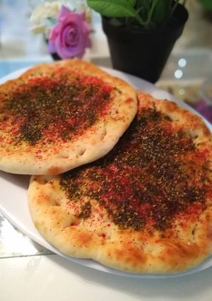 صورة لوصفة فطاير الزعتر