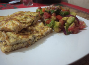 Una foto de Omelette de Jamón & Queso